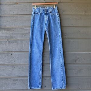 VTG 90s Y2K Levi's Silvertab Straight Leg Jeans 34" Inseam Size 1L 100% Cotton